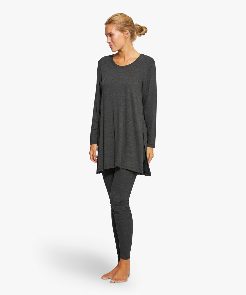 Glowie JERSEY Tunic, D. Grey mel.