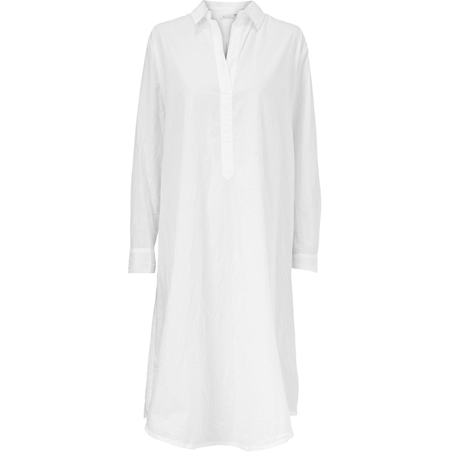 NEVA SHIRT DRESS, White